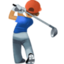 Эмодзи 🏌🏽‍♂️ Facebook.com