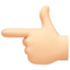 Эмодзи 👈🏻 Facebook.com