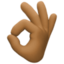 Эмодзи 👌🏾 Facebook.com