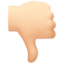 Эмодзи 👎🏻 Facebook.com