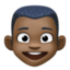 Эмодзи 👦🏿 Facebook.com