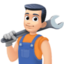 Эмодзи 👨🏻‍🔧 Facebook.com