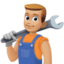 Эмодзи 👨🏼‍🔧 Facebook.com