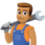 Эмодзи 👨🏽‍🔧 Facebook.com