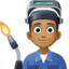 Эмодзи 👨🏾‍🏭 Facebook.com