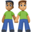 Эмодзи 👨🏾‍🤝‍👨🏽 Facebook.com
