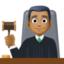 Эмодзи 👨🏾‍⚖️ Facebook.com