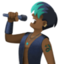 Эмодзи 👨🏿‍🎤 Facebook.com