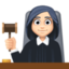 Эмодзи 👩🏻‍⚖️ Facebook.com
