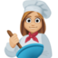 Эмодзи 👩🏼‍🍳 Facebook.com