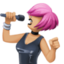 Эмодзи 👩🏼‍🎤 Facebook.com