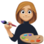 Эмодзи 👩🏼‍🎨 Facebook.com