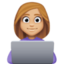Эмодзи 👩🏼‍💻 Facebook.com