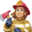 Эмодзи 👩🏼‍🚒 Facebook.com