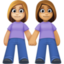 Эмодзи 👩🏼‍🤝‍👩🏽 Facebook.com