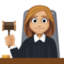 Эмодзи 👩🏼‍⚖️ Facebook.com