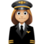 Эмодзи 👩🏼‍✈️ Facebook.com