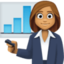 Эмодзи 👩🏽‍💼 Facebook.com