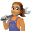 Эмодзи 👩🏽‍🔧 Facebook.com