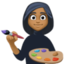 Эмодзи 👩🏾‍🎨 Facebook.com