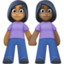 Эмодзи 👩🏾‍🤝‍👩🏿 Facebook.com
