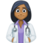 Эмодзи 👩🏾‍⚕️ Facebook.com