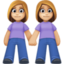 Эмодзи 👭🏼 Facebook.com