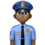 Эмодзи 👮🏿‍♂️ Facebook.com