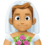 Эмодзи 👰🏽‍♂️ Facebook.com