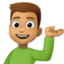 Эмодзи 💁🏽‍♂️ Facebook.com