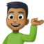 Эмодзи 💁🏾‍♂️ Facebook.com