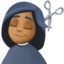 Эмодзи 💇🏾‍♀️ Facebook.com