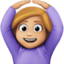 Эмодзи 🙆🏼‍♀️ Facebook.com