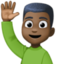 Эмодзи 🙋🏿‍♂️ Facebook.com