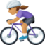 Эмодзи 🚴🏽‍♀️ Facebook.com