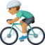 Эмодзи 🚴🏽‍♂️ Facebook.com