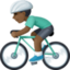 Эмодзи 🚴🏿‍♂️ Facebook.com