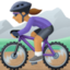 Эмодзи 🚵🏽‍♀️ Facebook.com