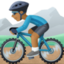 Эмодзи 🚵🏾‍♂️ Facebook.com
