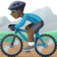 Эмодзи 🚵🏿‍♂️ Facebook.com