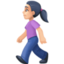 Эмодзи 🚶🏻‍♀️ Facebook.com