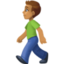 Эмодзи 🚶🏽‍♂️ Facebook.com