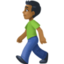 Эмодзи 🚶🏾‍♂️ Facebook.com