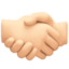 Эмодзи 🤝🏻 Facebook.com
