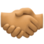 Эмодзи 🤝🏽 Facebook.com