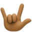 Эмодзи 🤟🏾 Facebook.com