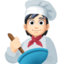 Эмодзи 🧑🏻‍🍳 Facebook.com