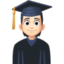 Эмодзи 🧑🏻‍🎓 Facebook.com