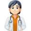 Эмодзи 🧑🏻‍⚕️ Facebook.com