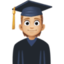 Эмодзи 🧑🏼‍🎓 Facebook.com